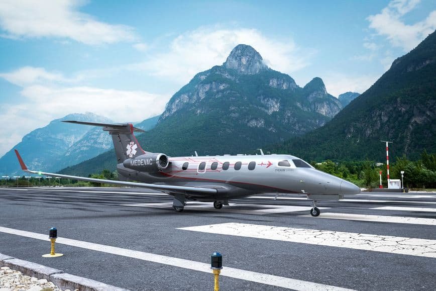 Embraer Debuts Phenom 300MED for Medevac