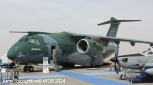 Brazilian company Embraer features C-390 Millennium at WDS 2024 in Saudi Arabia