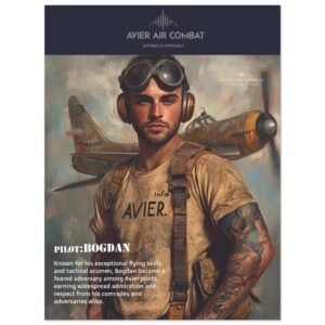 Avier Pilot : Bogdan : Premium Matte Paper Poster 45x60 cm / 18x24″
