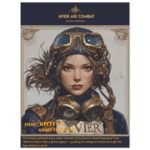 Avier Pilot : Kitty-03 Ghost  : Premium Matte Paper Poster 45x60 cm / 18x24″