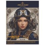 Avier Pilot : Kitty-09  Grounded : Premium Matte Paper Poster 45x60 cm / 18x24″