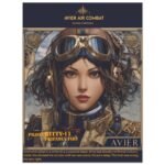 Avier Pilot : Kitty-11 Friendly Fire  : Premium Matte Paper Poster 45x60 cm / 18x24″