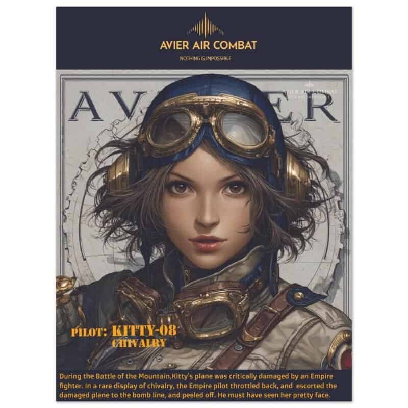 df54e31b-8e76-4dce-9d71-27cd936530fb.jpg High-tech pilot gear featuring a young woman with aviator goggles and a leather flight jacket, empha.